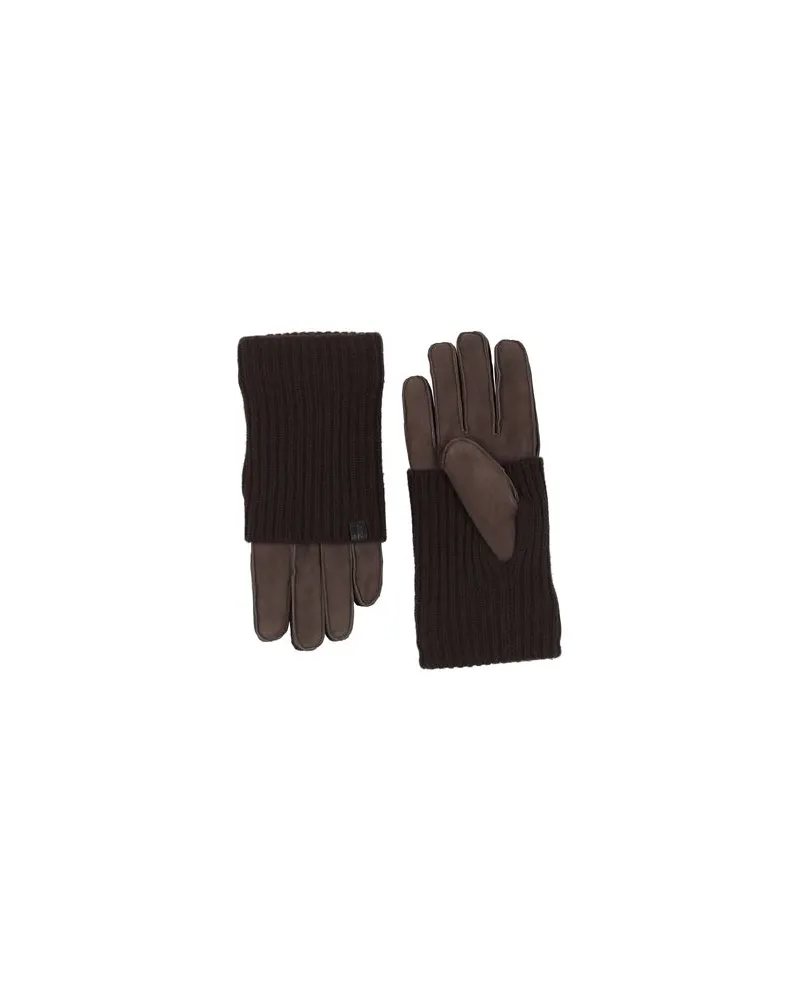 Giorgio Armani ACCESSOIRES - Handschuheauf YOOX.COM Dunkelbraun