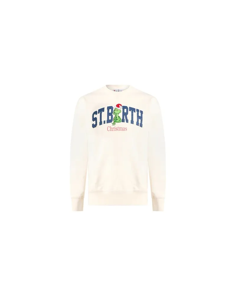 MC2 Saint Barth APRÈS-SKI COLLECTION - TOPS - Sweatshirtsauf YOOX.COM Cremeweiß