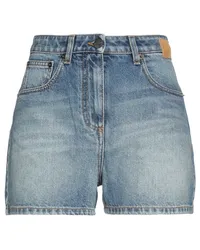 Palm Angels Jeansshorts Blau