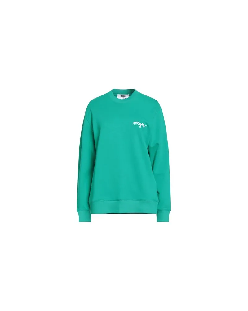 MSGM TOPS - Sweatshirtsauf YOOX.COM Grün