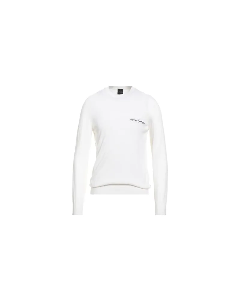 Armani Exchange STRICKWAREN - Pulloverauf YOOX.COM Elfenbein
