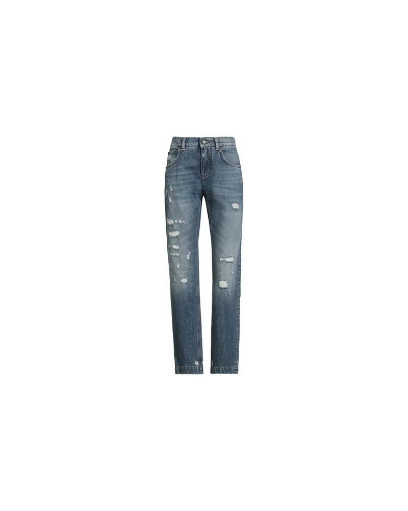 Dolce & Gabbana HOSEN & RÖCKE - Jeanshosenauf YOOX.COM Blau