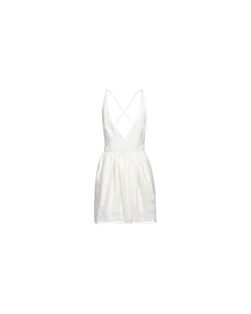 Emporio Armani KLEIDER - Mini-Kleiderauf YOOX.COM Elfenbein