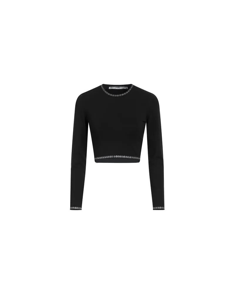 Alexander Wang TOPS - T-shirtsauf YOOX.COM Schwarz