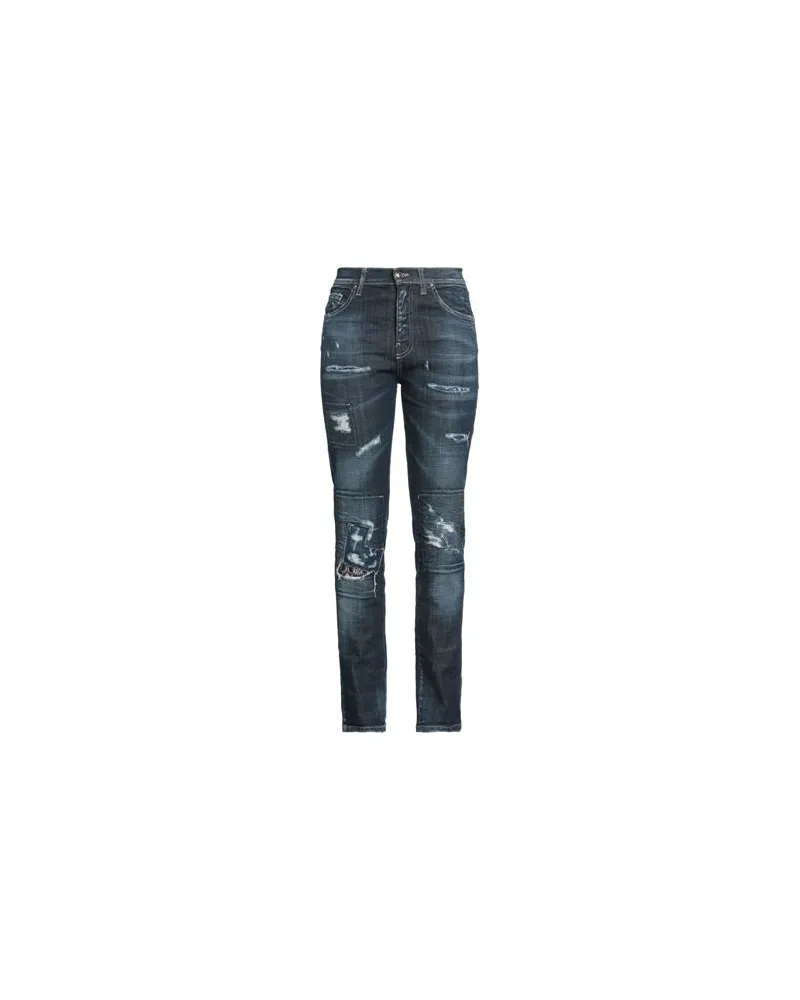 Frankie Morello HOSEN & RÖCKE - Jeanshosenauf YOOX.COM Blau