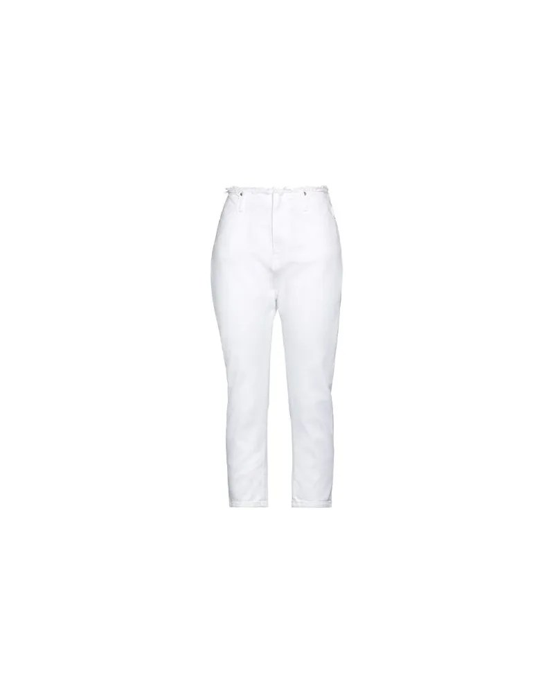 Semicouture HOSEN & RÖCKE - Jeanshosenauf YOOX.COM Weiß