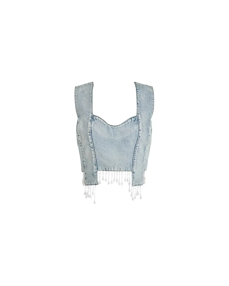 Ganni TOPS - Topsauf YOOX.COM Blau