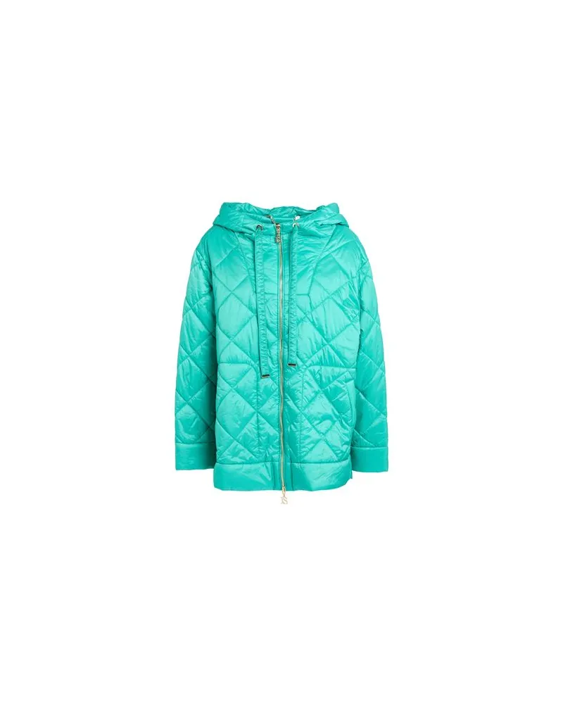 Luisa Spagnoli JACKEN & MÄNTEL - Pufferjacken & Daunenjackenauf YOOX.COM Tūrkis