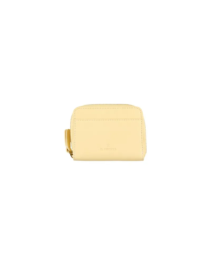 IL BISONTE Kleinlederwaren - Brieftaschenauf YOOX.COM Gelb