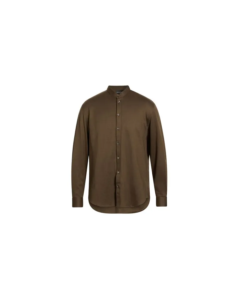 Emporio Armani TOPS - Hemdenauf YOOX.COM Militärgrün