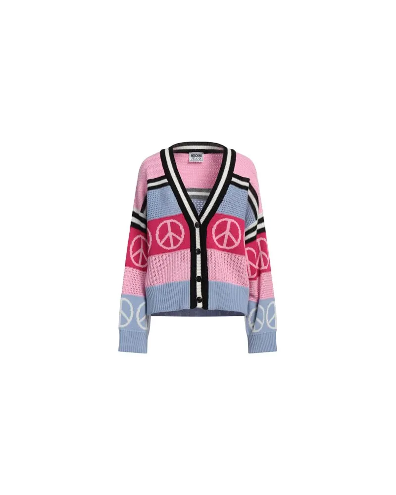 Moschino STRICKWAREN - Strickjackenauf YOOX.COM Rosa