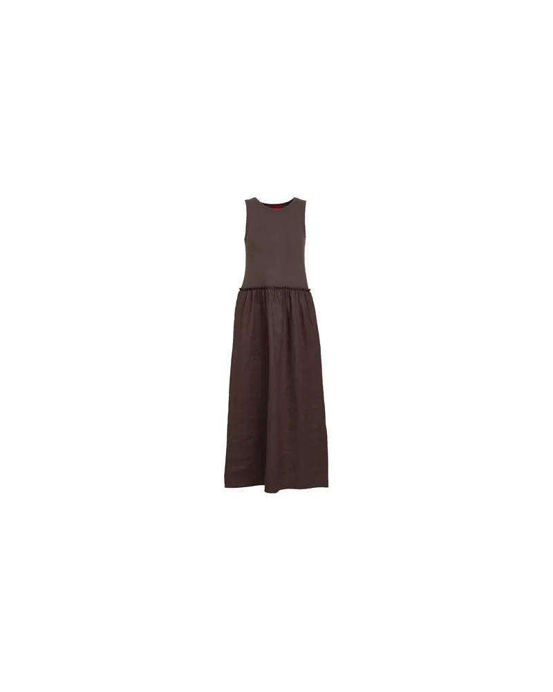 MAX&Co. MELLE  - KLEIDER - Maxi-Kleiderauf YOOX.COM Dunkelbraun