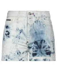 Philipp Plein Jeansshorts Blau