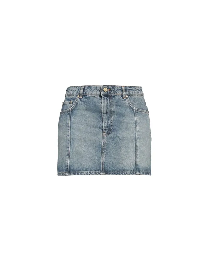 Ganni HOSEN & RÖCKE - Jeansröckeauf YOOX.COM Blau