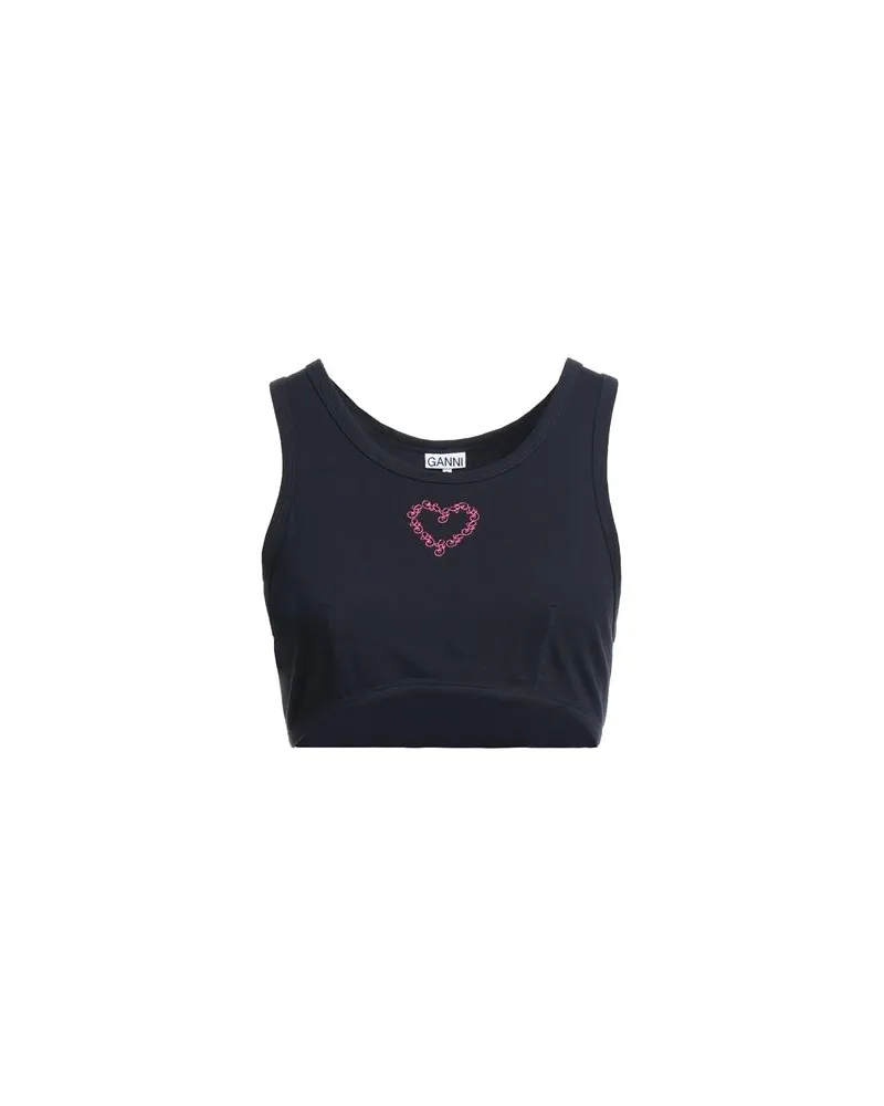 Ganni TOPS - Topsauf YOOX.COM Nachtblau