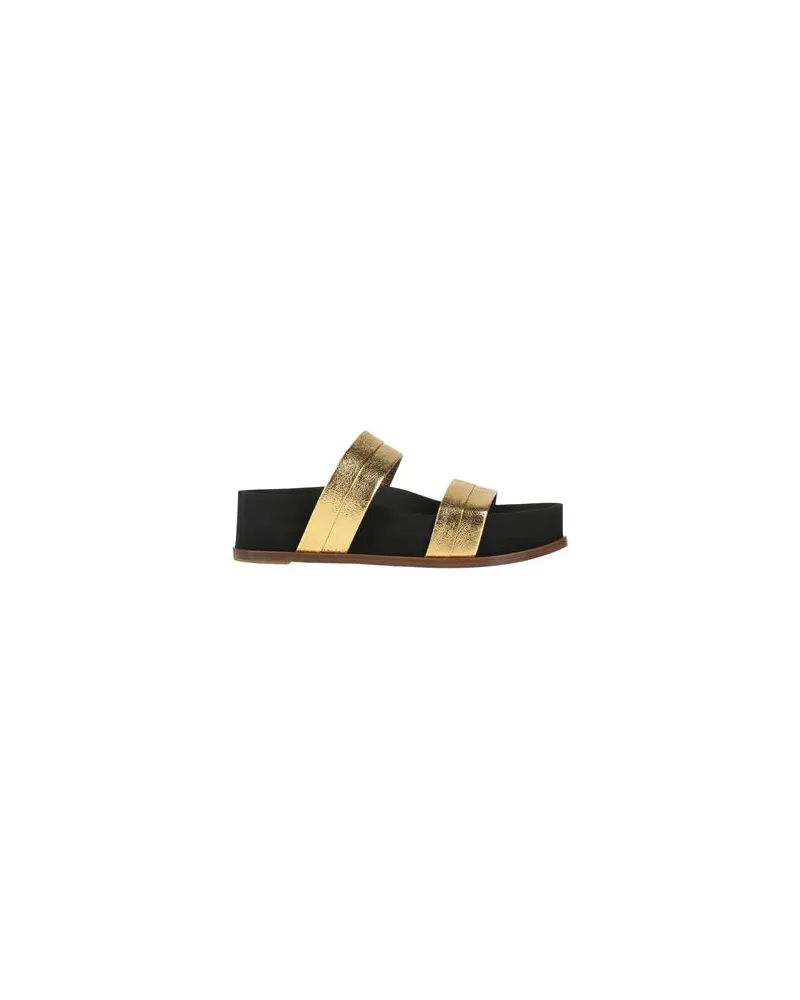 Gabriela Hearst SCHUHE - Sandalenauf YOOX.COM Gold