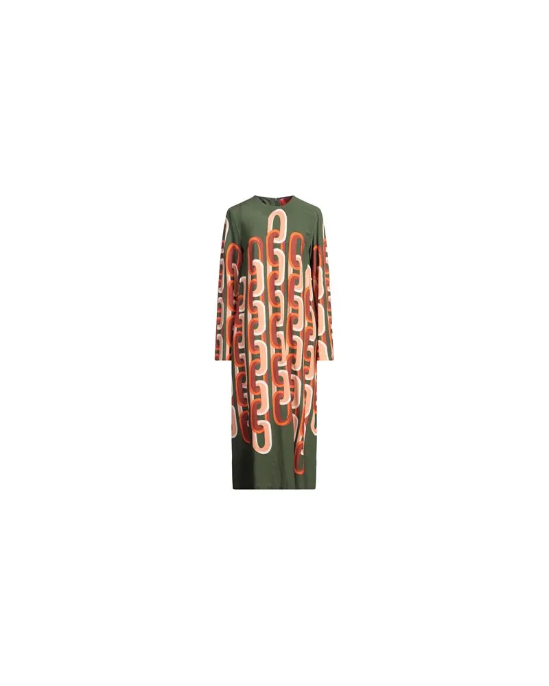 La DoubleJ KLEIDER - Midi-Kleiderauf YOOX.COM Militärgrün