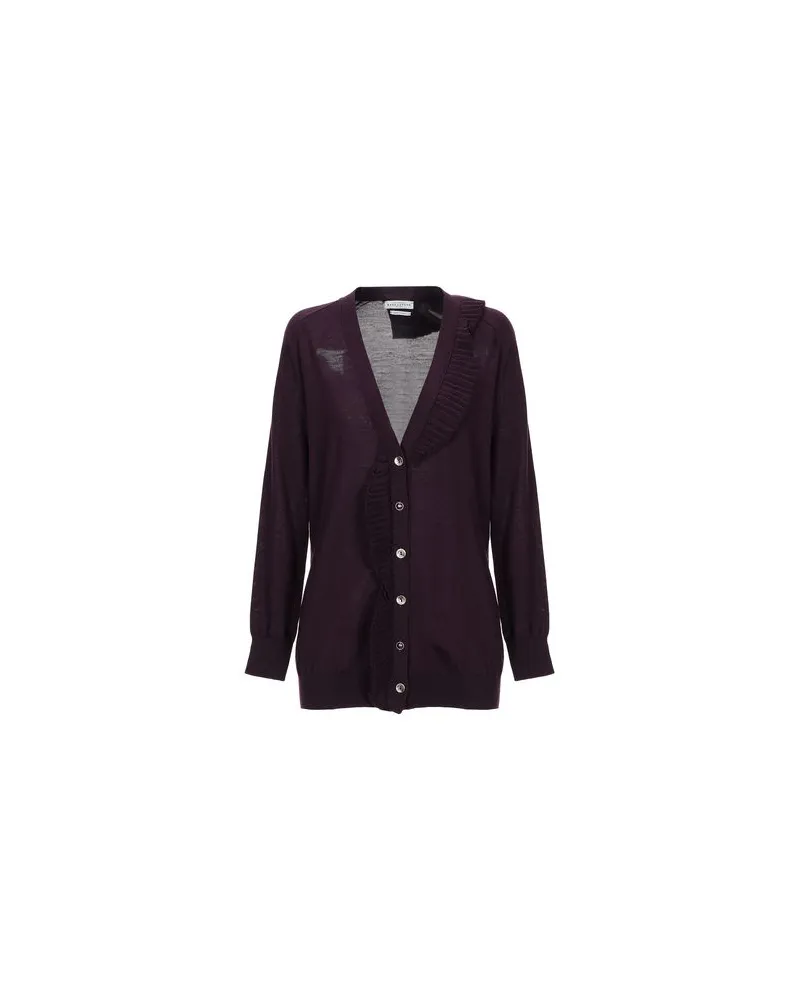Ballantyne STRICKWAREN - Strickjackenauf YOOX.COM Pflaume