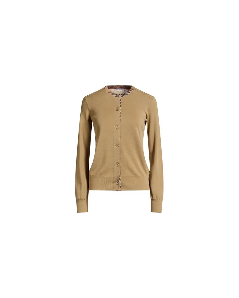Burberry STRICKWAREN - Strickjackenauf YOOX.COM Khaki