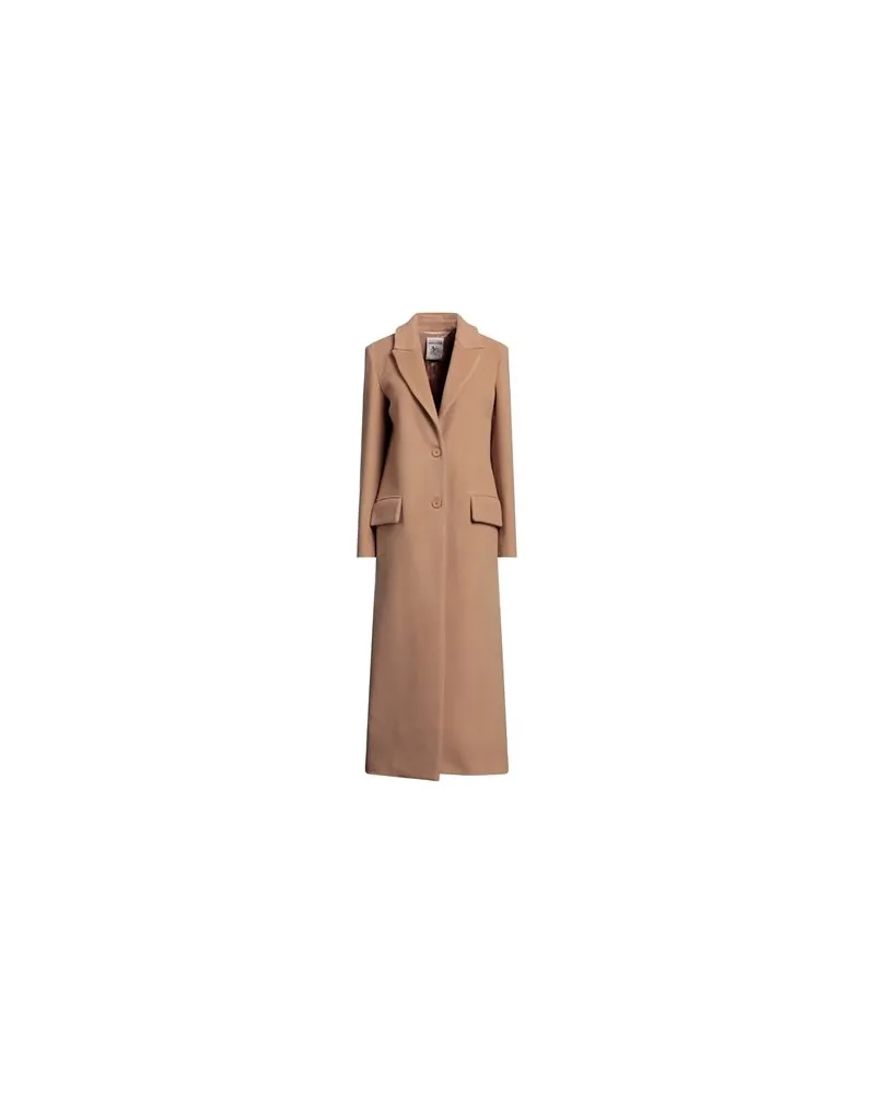 Semicouture JACKEN & MÄNTEL - Mäntelauf YOOX.COM Kamel