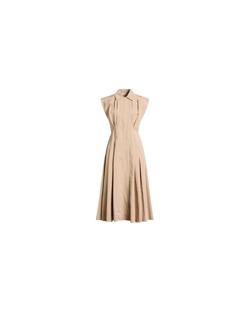 Philosophy Di Lorenzo Serafini KLEIDER - Maxi-Kleiderauf YOOX.COM Beige
