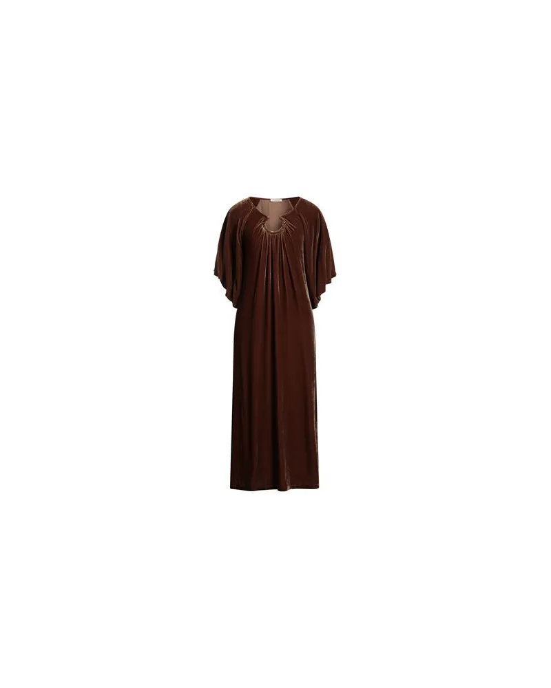 By Malene Birger KLEIDER - Maxi-Kleiderauf YOOX.COM Schokobraun