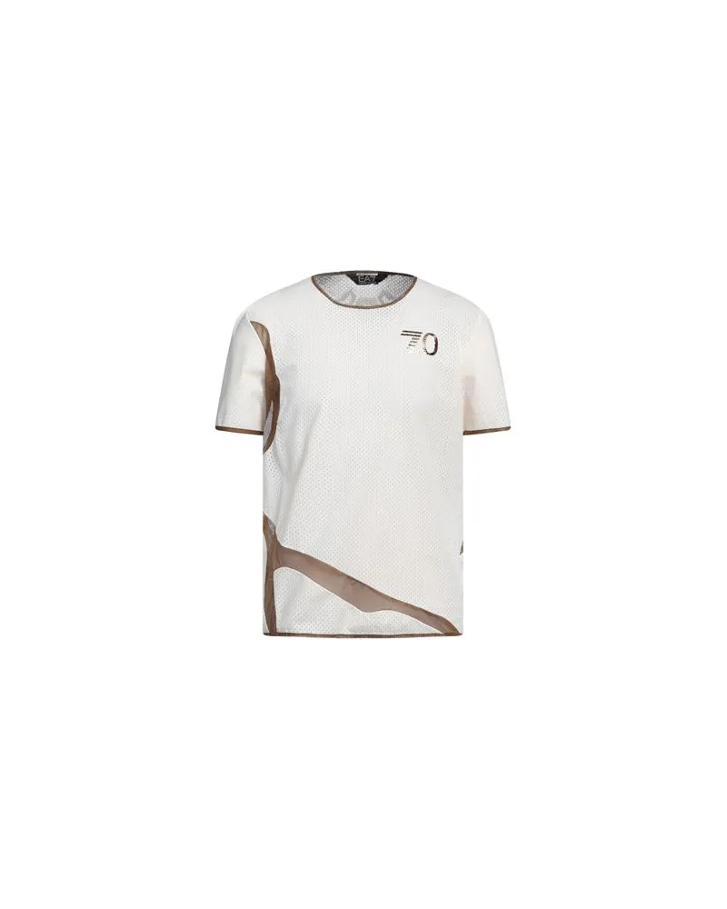EA7 TOPS - T-shirtsauf YOOX.COM Elfenbein