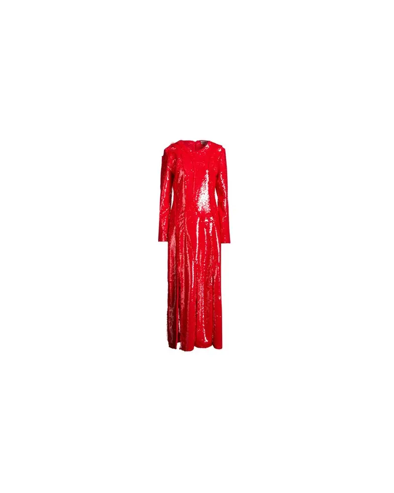 Ganni KLEIDER - Maxi-Kleiderauf YOOX.COM Rot