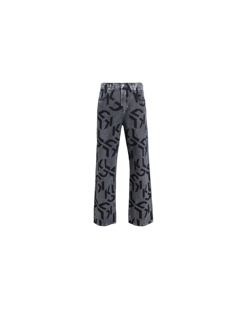 Karl Lagerfeld HOSEN & RÖCKE - Jeanshosenauf YOOX.COM Grau