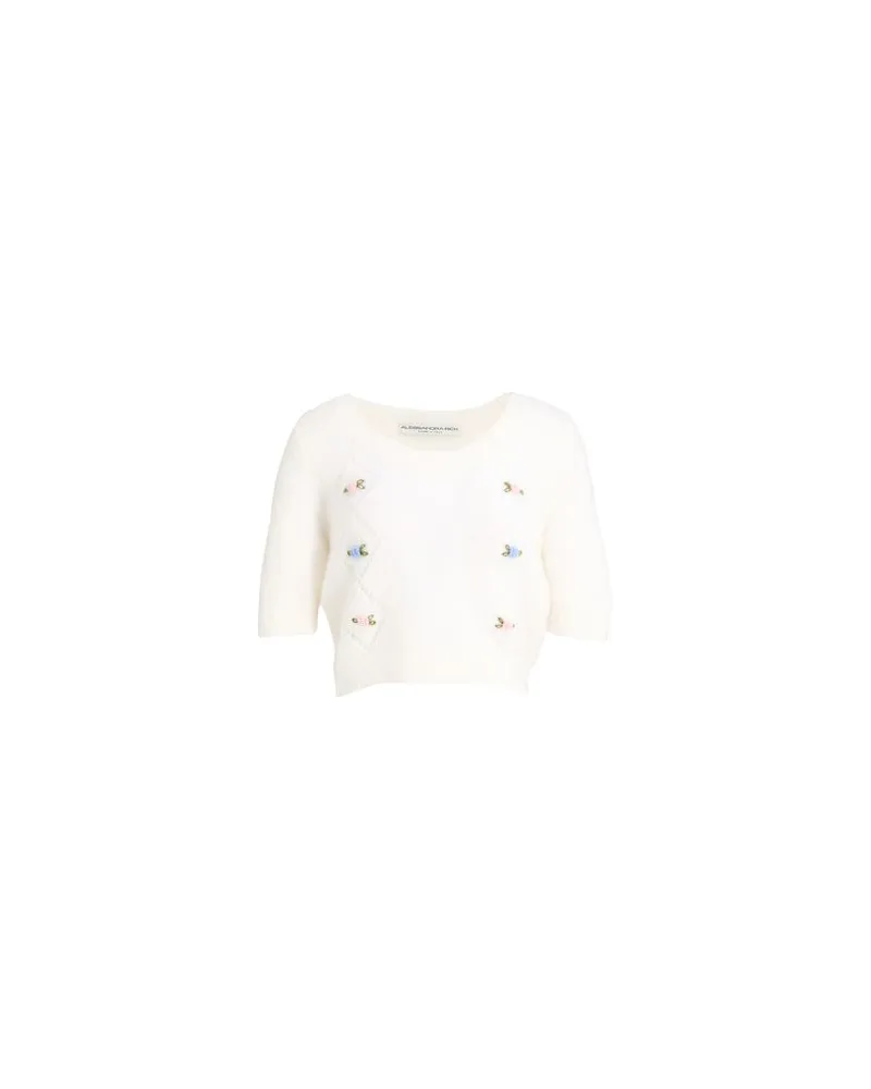 Alessandra Rich STRICKWAREN - Pulloverauf YOOX.COM Elfenbein