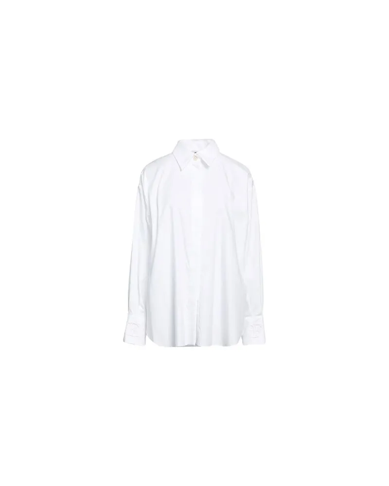 Elisabetta Franchi TOPS - Hemdenauf YOOX.COM Weiß