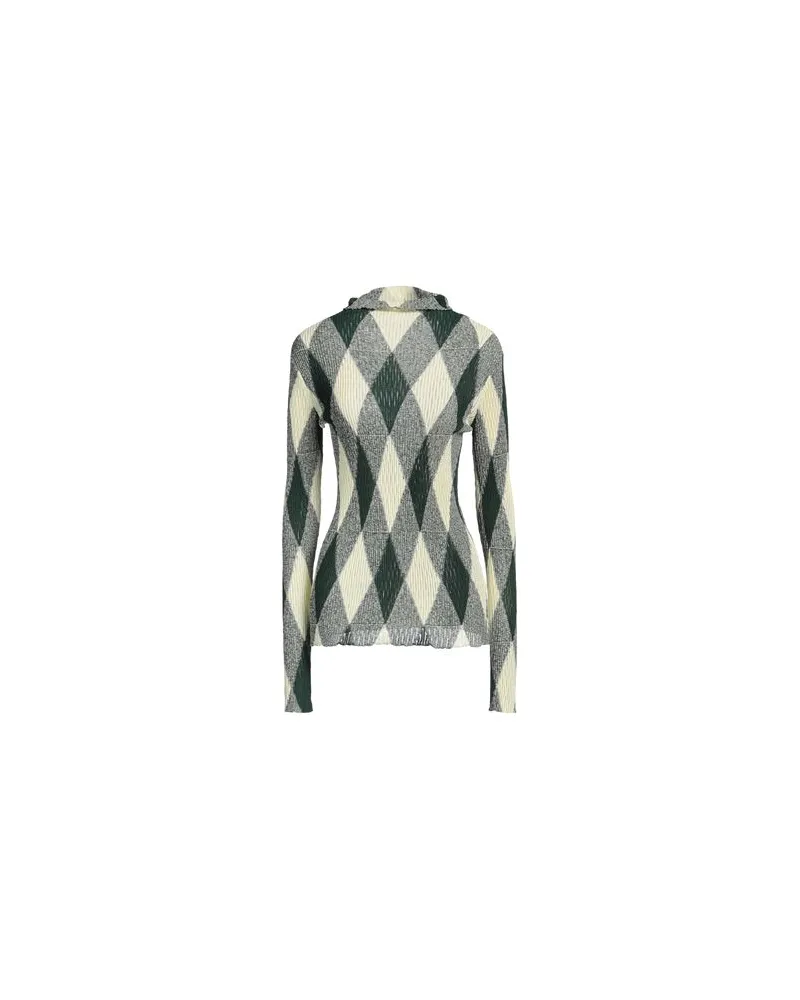 Burberry STRICKWAREN - Rollkragenpulloverauf YOOX.COM Dunkelgrün