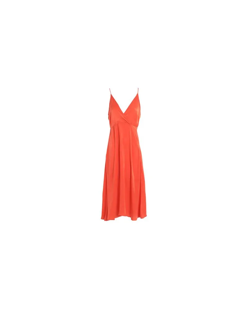 Vila KLEIDER - Midi-Kleiderauf YOOX.COM Orange