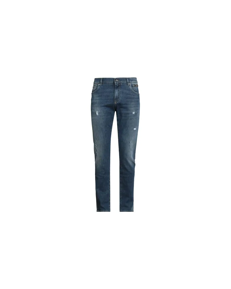 Dolce & Gabbana HOSEN & RÖCKE - Jeanshosenauf YOOX.COM Blau