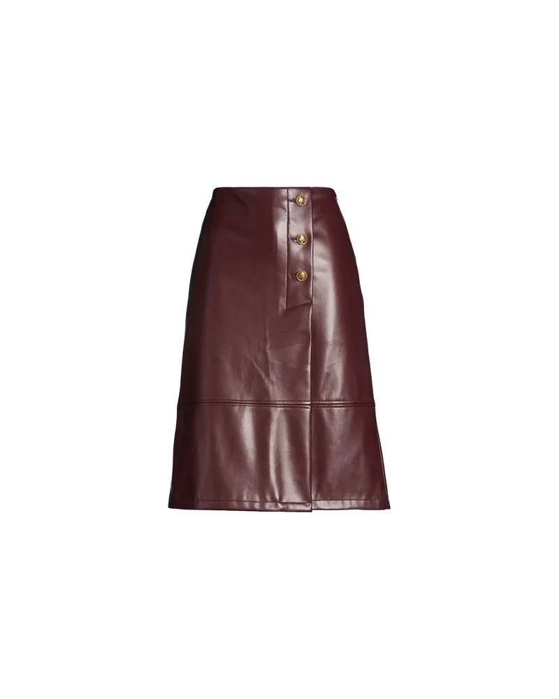Twin-Set HOSEN & RÖCKE - Midi-Röckeauf YOOX.COM Bordeaux