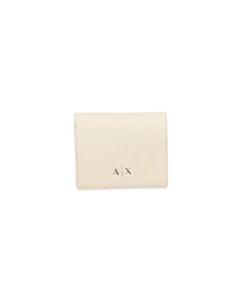 Armani Exchange Kleinlederwaren - Brieftaschenauf YOOX.COM Cremeweiß
