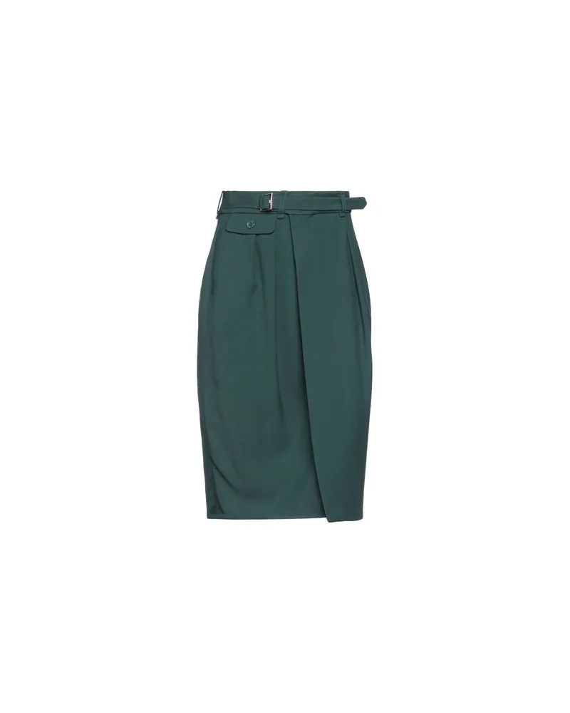 Elisabetta Franchi HOSEN & RÖCKE - Midi-Röckeauf YOOX.COM Dunkelgrün