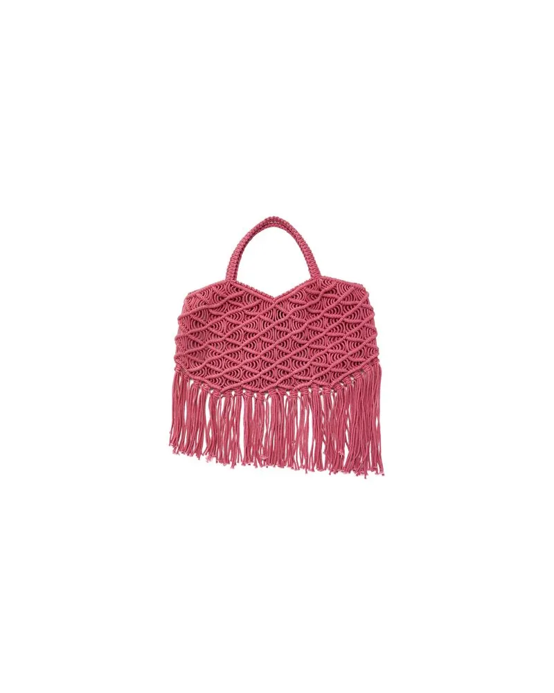 8 by Yoox ORGANIC COTTON FRINGED TOTE  - TASCHEN - Handtaschenauf YOOX.COM Magenta