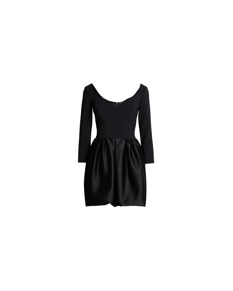 Elisabetta Franchi KLEIDER - Mini-Kleiderauf YOOX.COM Schwarz