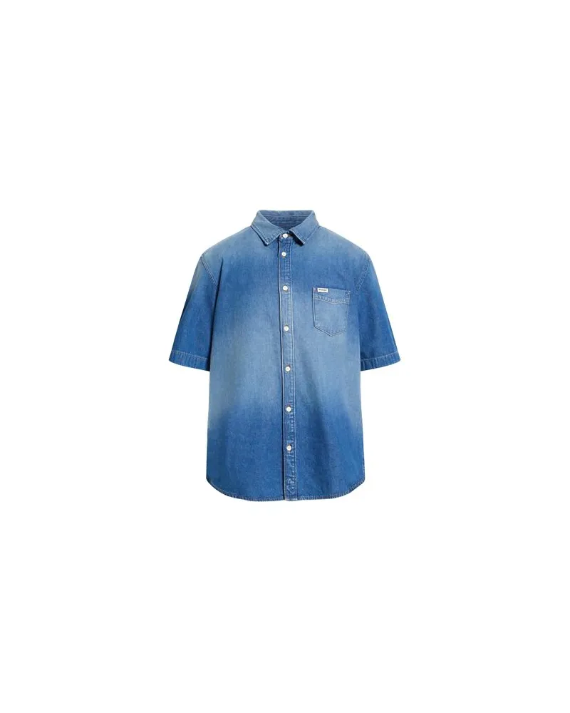 Wrangler TOPS - Jeanshemdenauf YOOX.COM Blau