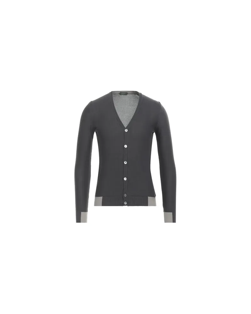 Zanone STRICKWAREN - Strickjackenauf YOOX.COM Blei
