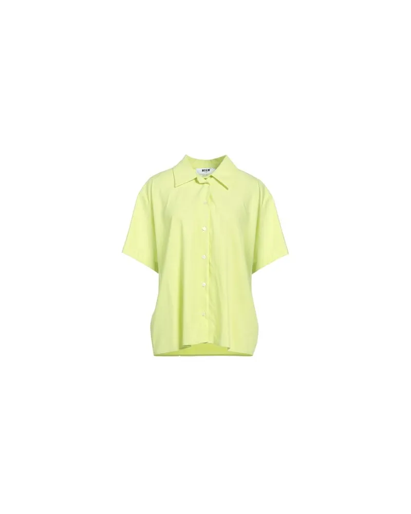 MSGM TOPS - Hemdenauf YOOX.COM Limettengrün