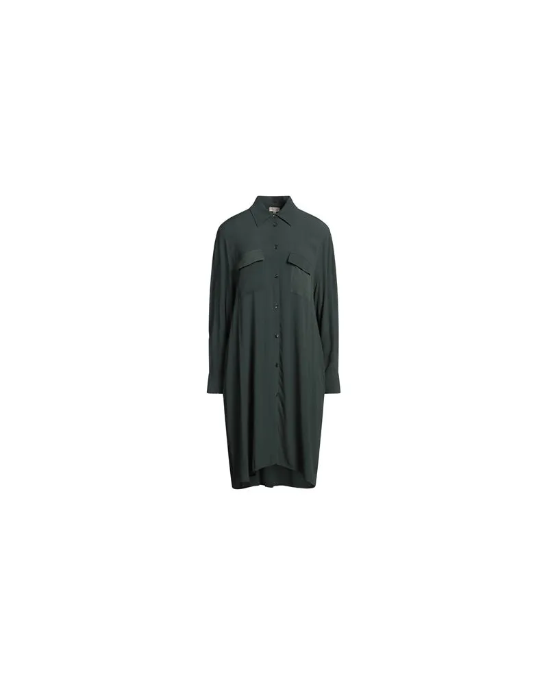 Her Shirt Her Dress KLEIDER - Mini-Kleiderauf YOOX.COM Dunkelgrün