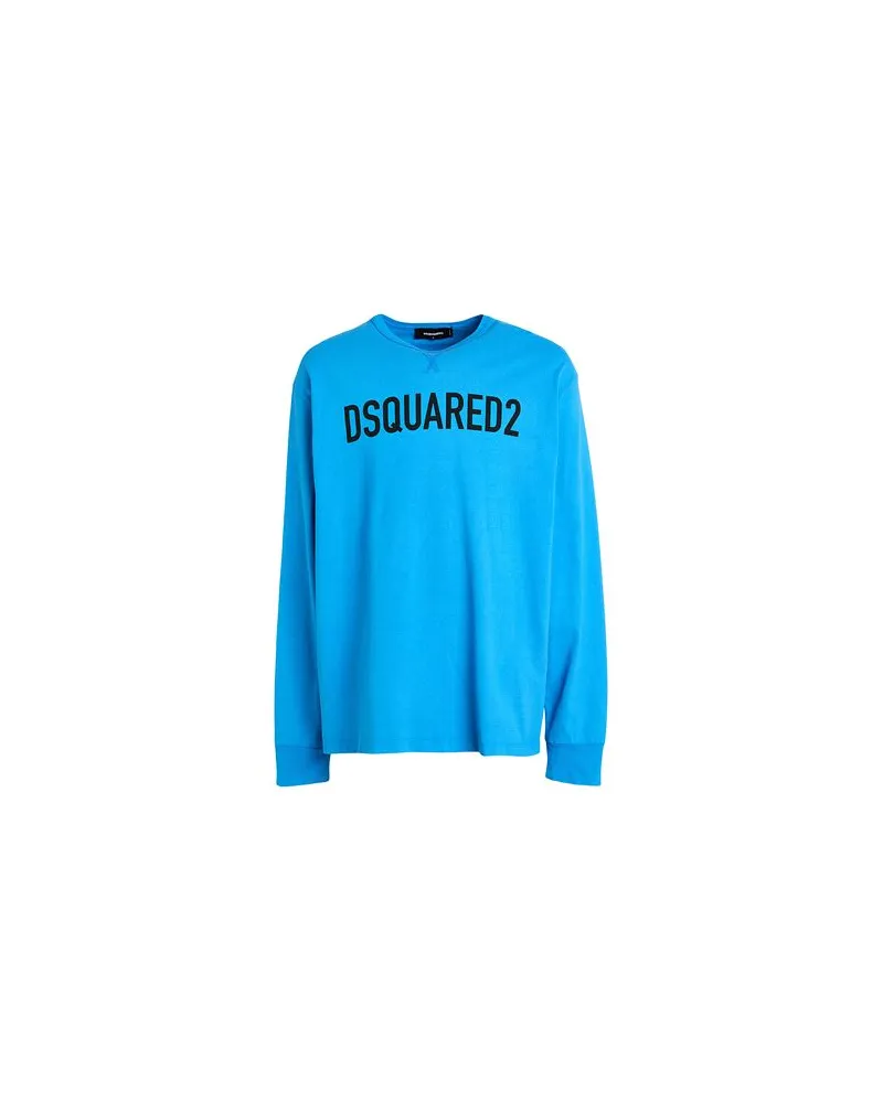 Dsquared2 TOPS - T-shirtsauf YOOX.COM Azurblau