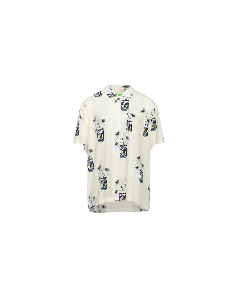 HUF TOPS - Hemdenauf YOOX.COM Elfenbein