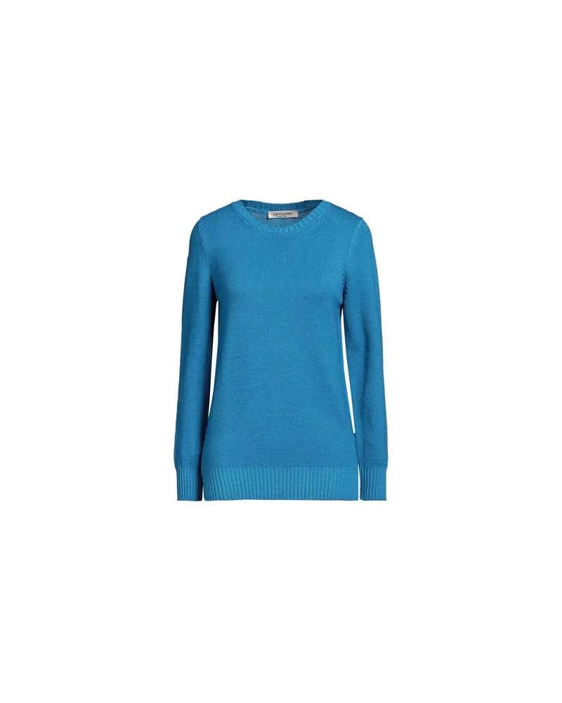 La Fileria STRICKWAREN - Pulloverauf YOOX.COM Azurblau
