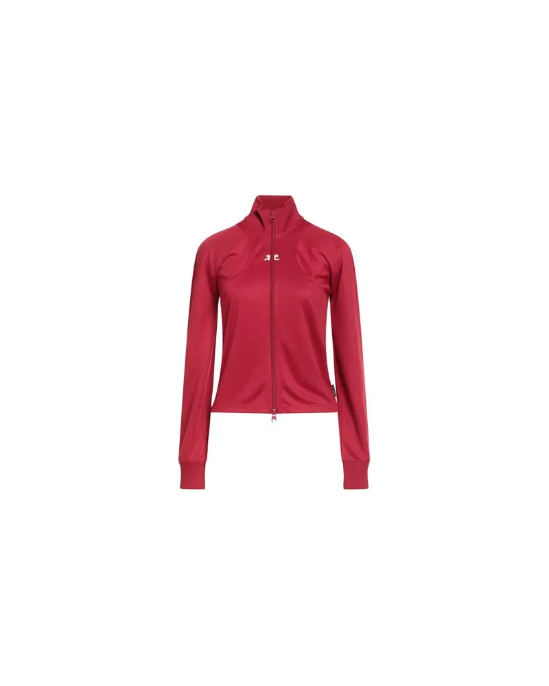 Courrèges TOPS - Sweatshirtsauf YOOX.COM Ziegelrot