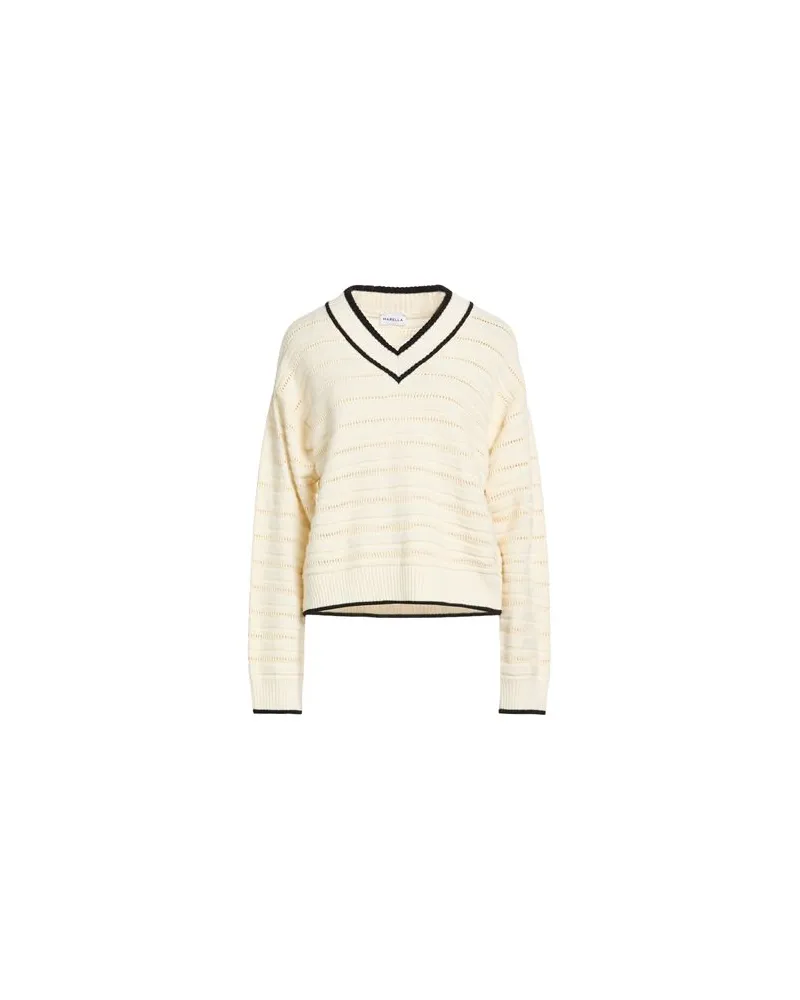 MARELLA STRICKWAREN - Pulloverauf YOOX.COM Cremeweiß