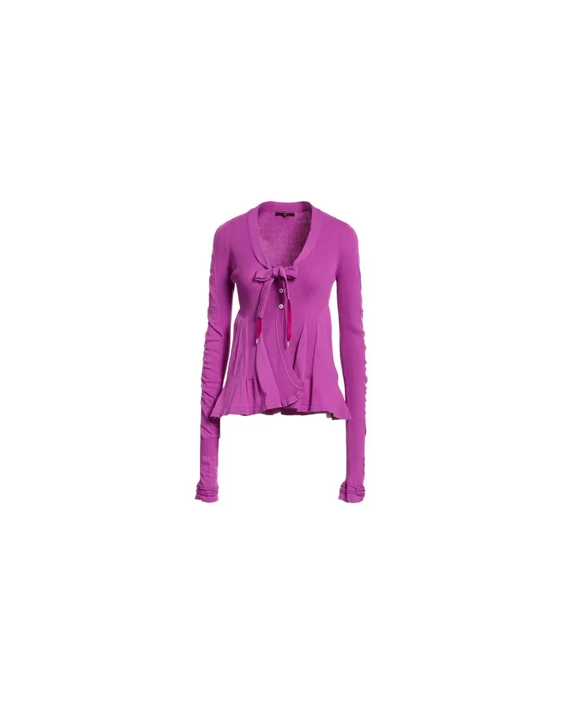 HIGH TECH BRISBY - STRICKWAREN - Strickjackenauf YOOX.COM Violett