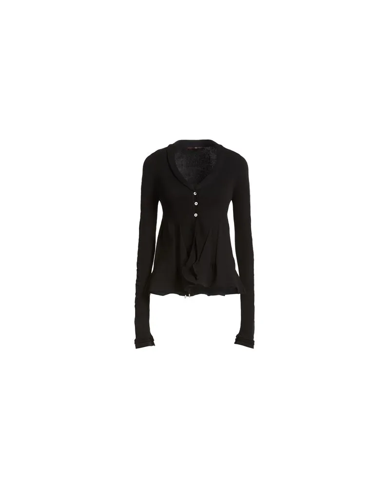 HIGH TECH BRISBY - STRICKWAREN - Strickjackenauf YOOX.COM Schwarz